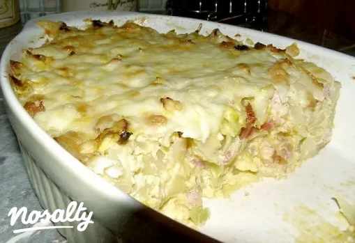 Káposztás omlett Káposztás omlett