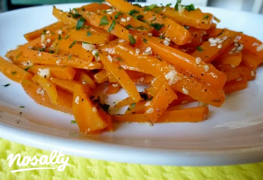 Szezámmagos vajas karotta Szezámmagos vajas karotta
