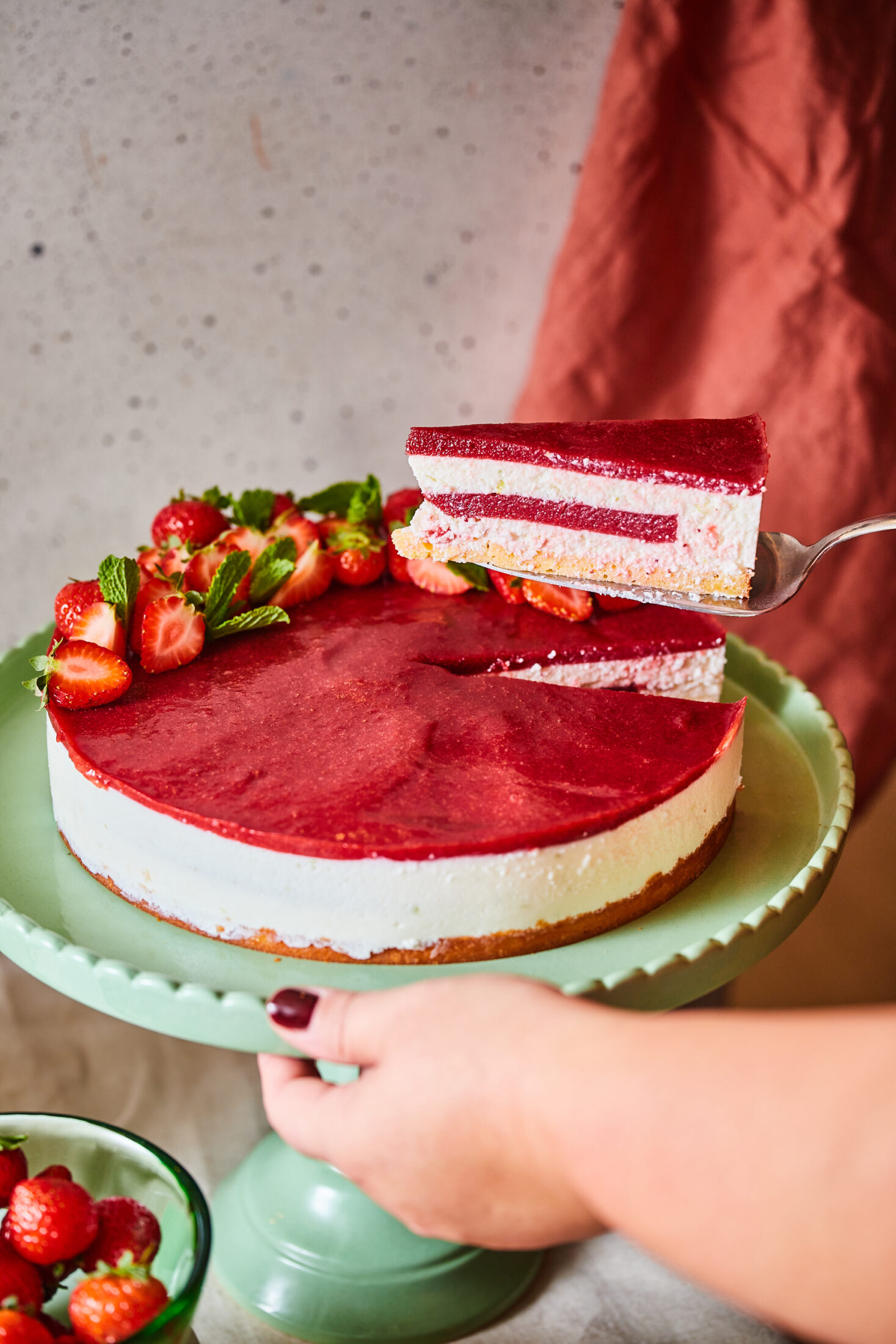Epres túrómousse-torta Epres túrómousse-torta