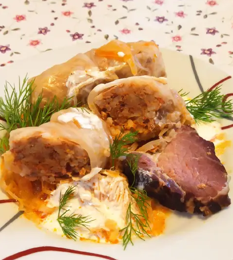 Nyári, kapros, töltött káposzta Nyári, kapros, töltött káposzta