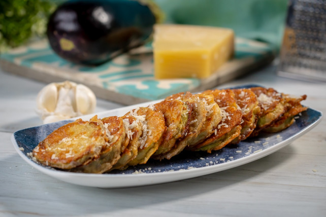 Parmezános bundában sült padlizsán Parmezános bundában sült padlizsán