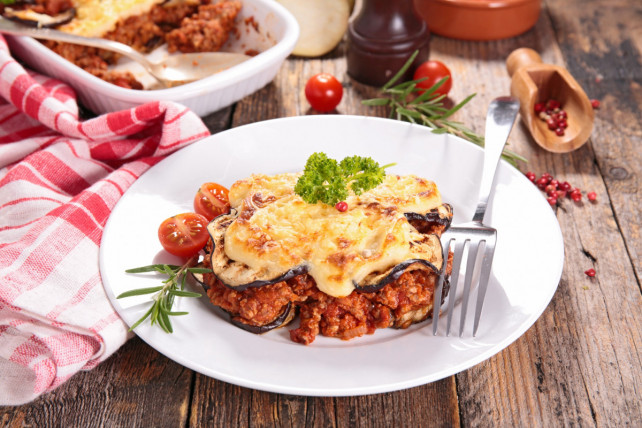 Krétai muszaka (Rakott padlizsán) Krétai muszaka (Rakott padlizsán)