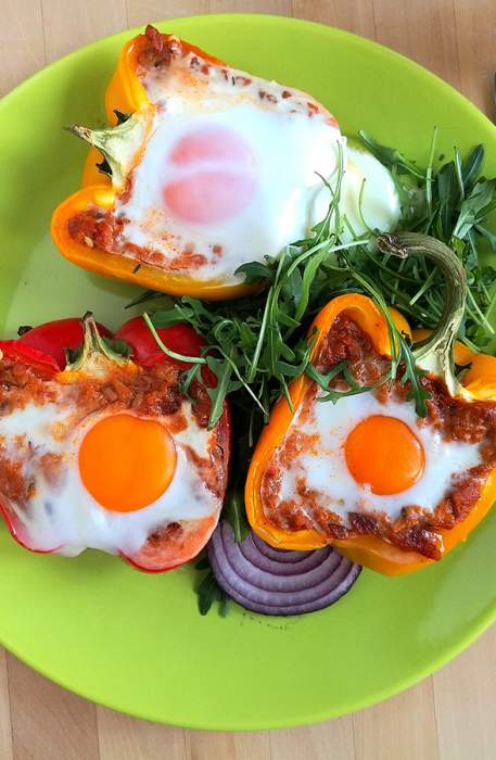 Sült töltött paprika Sült töltött paprika
