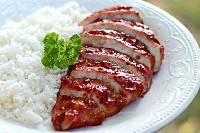 Szilvamázas grillezett csirkemell Szilvamázas grillezett csirkemell