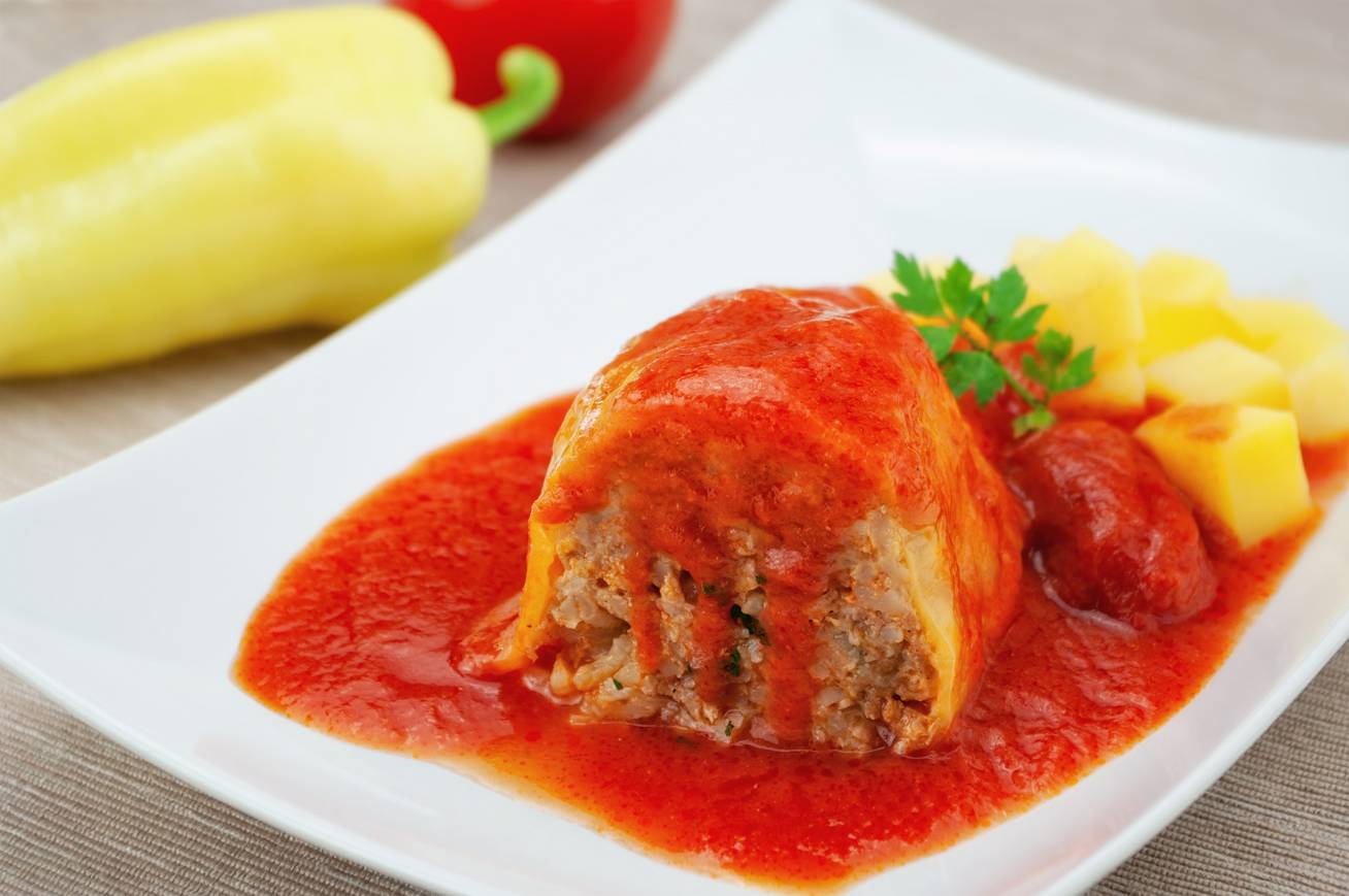 Klasszikus töltött paprika Klasszikus töltött paprika
