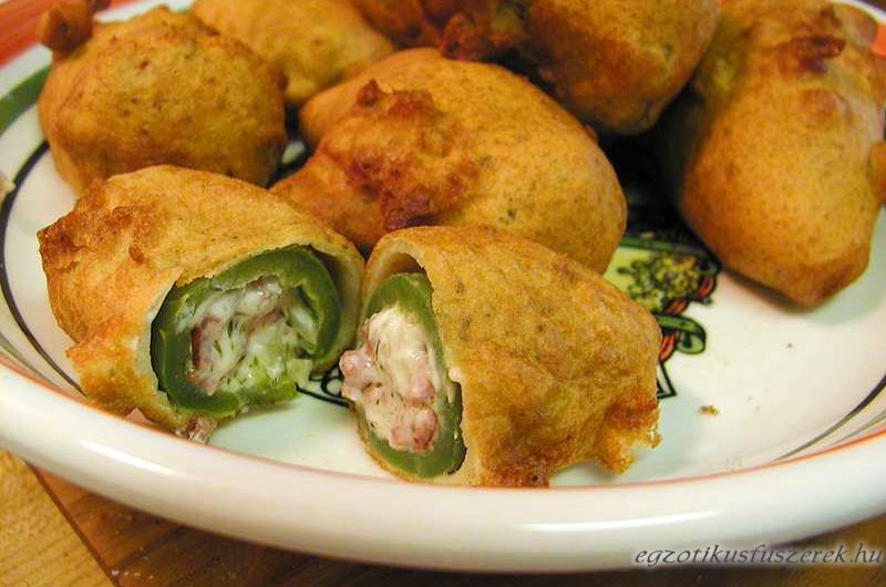 Kolbásszal töltött Jalapeno paprika (zöld paprika) Kolbásszal töltött Jalapeno paprika (zöld paprika)