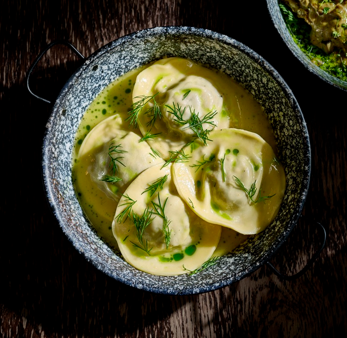 Rókagombás ravioli Rókagombás ravioli